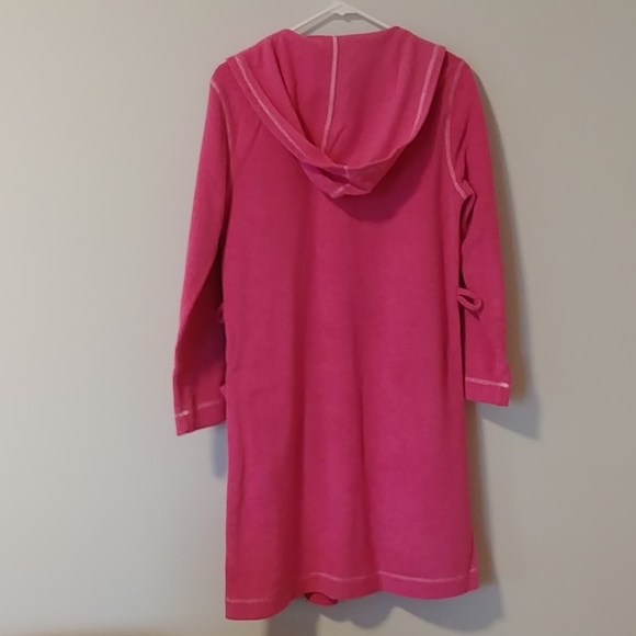 GAP Intimates & Sleepwear Gap Body Hot Pink Terry Bathrobe Poshmark